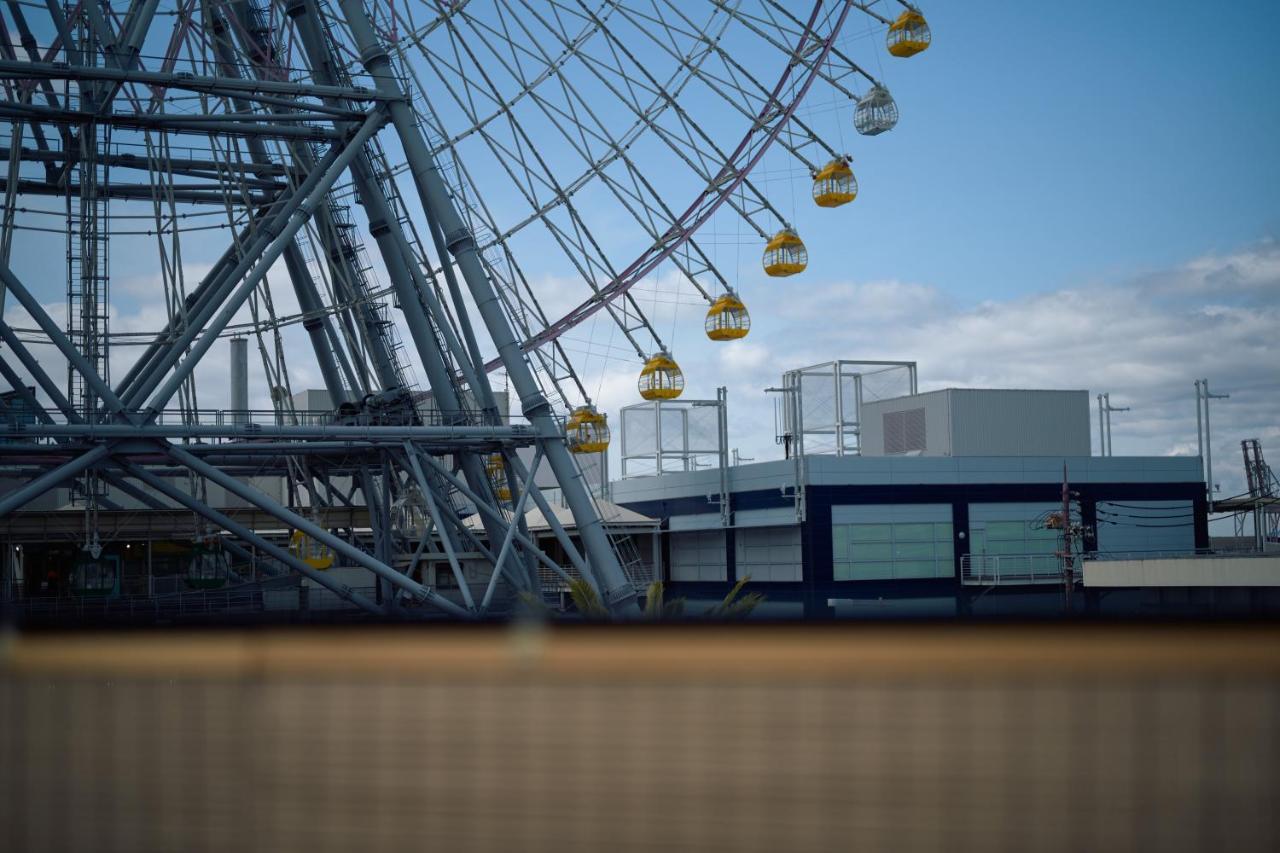 Konjakuso Osaka Tempozan "Ikesu" Projection M Apping Spa Konjakuso Osaka Tempozan "Takadoro" Wheel View Bagian luar foto